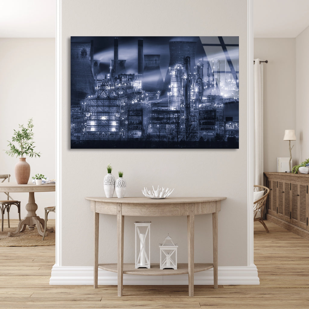 Endüstriyel Fabrika Cam Tablo