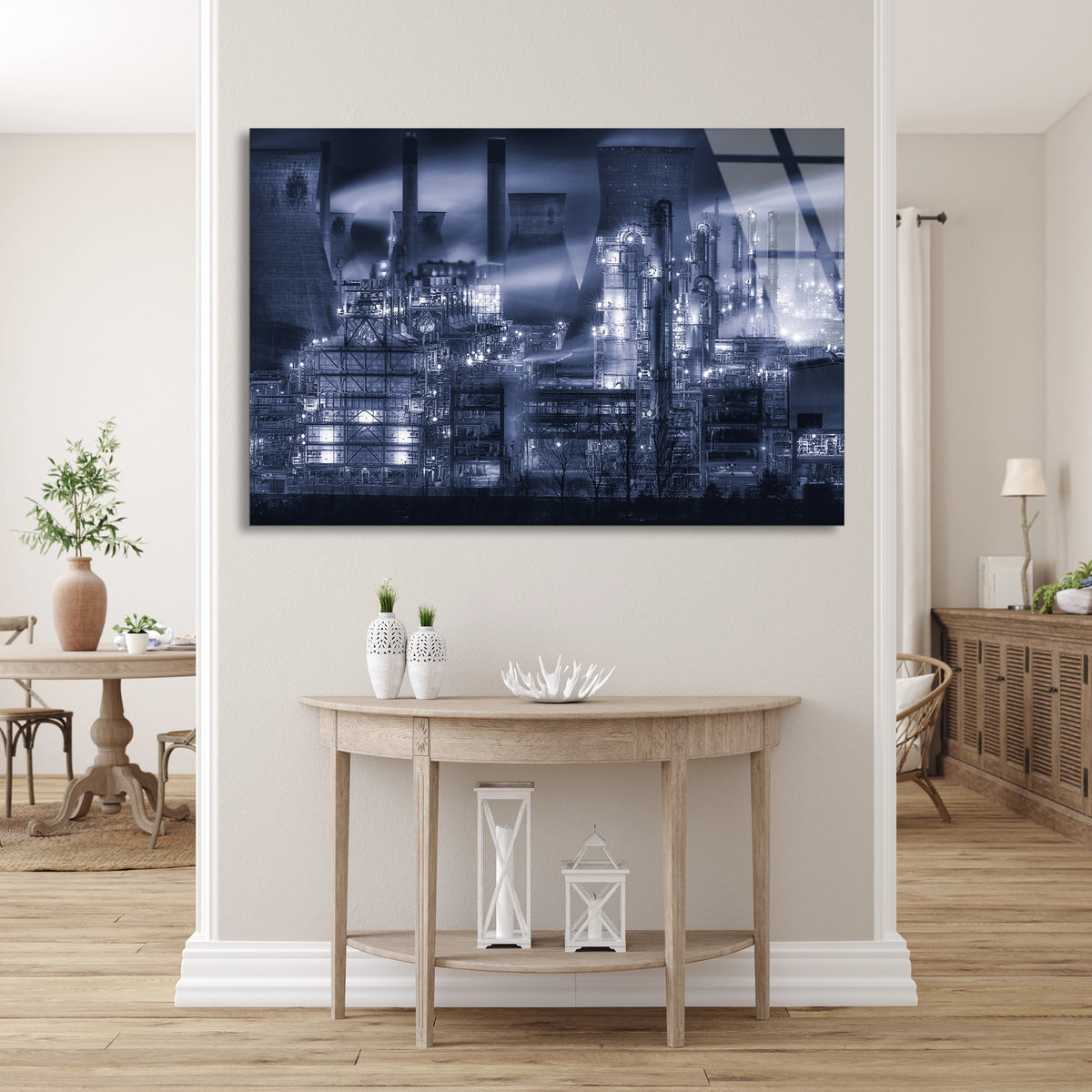 Endüstriyel Fabrika Cam Tablo