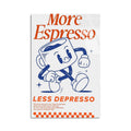 Espresso Karakter Posteri Cam Tablo