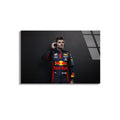 F1 Pilotu Portresi Cam Tablo