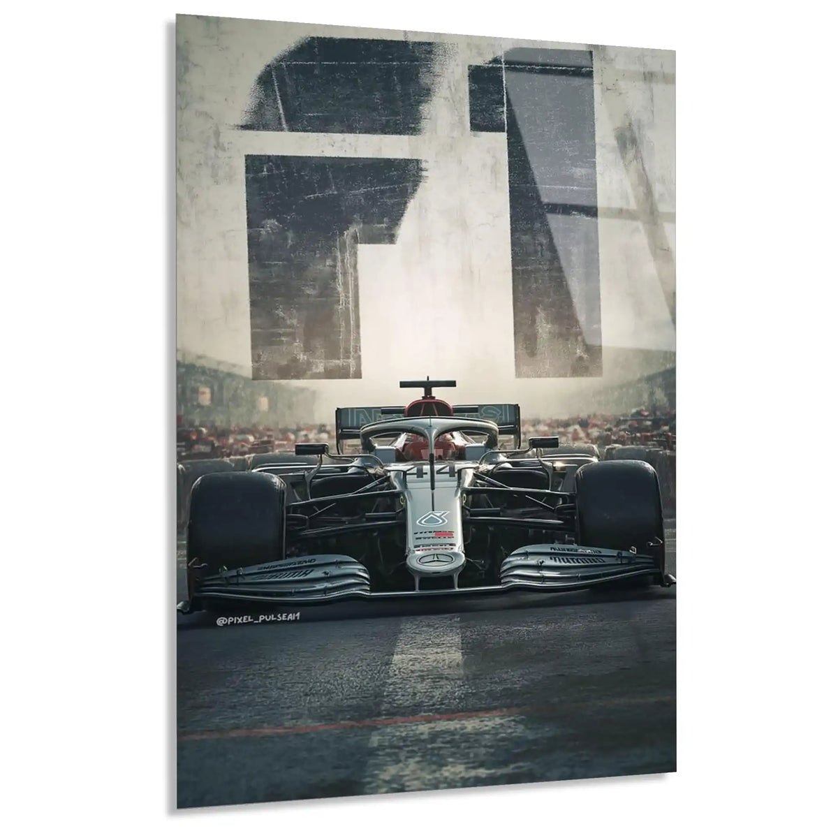 F1 Poster Mercedes F1 Cam Tablo – Formula 1 Duvar Dekoru - DEG0890