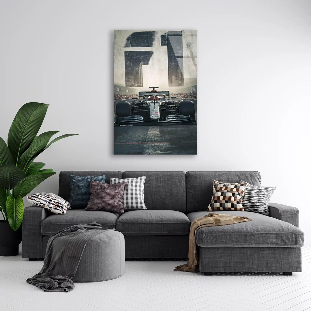 F1 Poster Mercedes F1 Cam Tablo – Formula 1 Duvar Dekoru - DEG0890