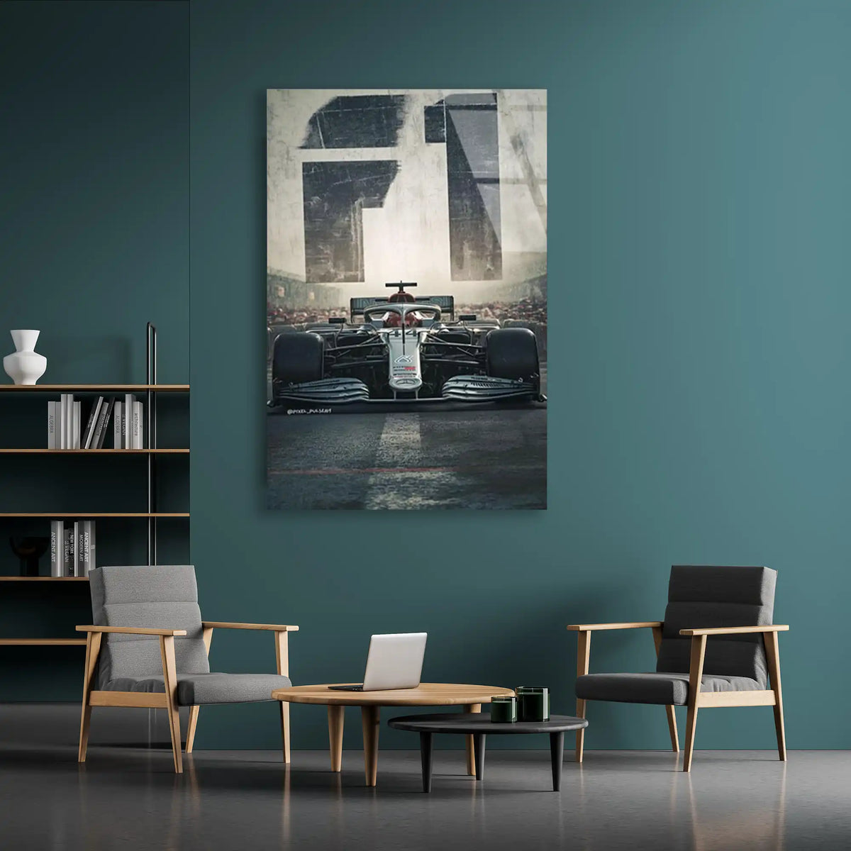 F1 Poster Mercedes F1 Cam Tablo – Formula 1 Duvar Dekoru - DEG0890