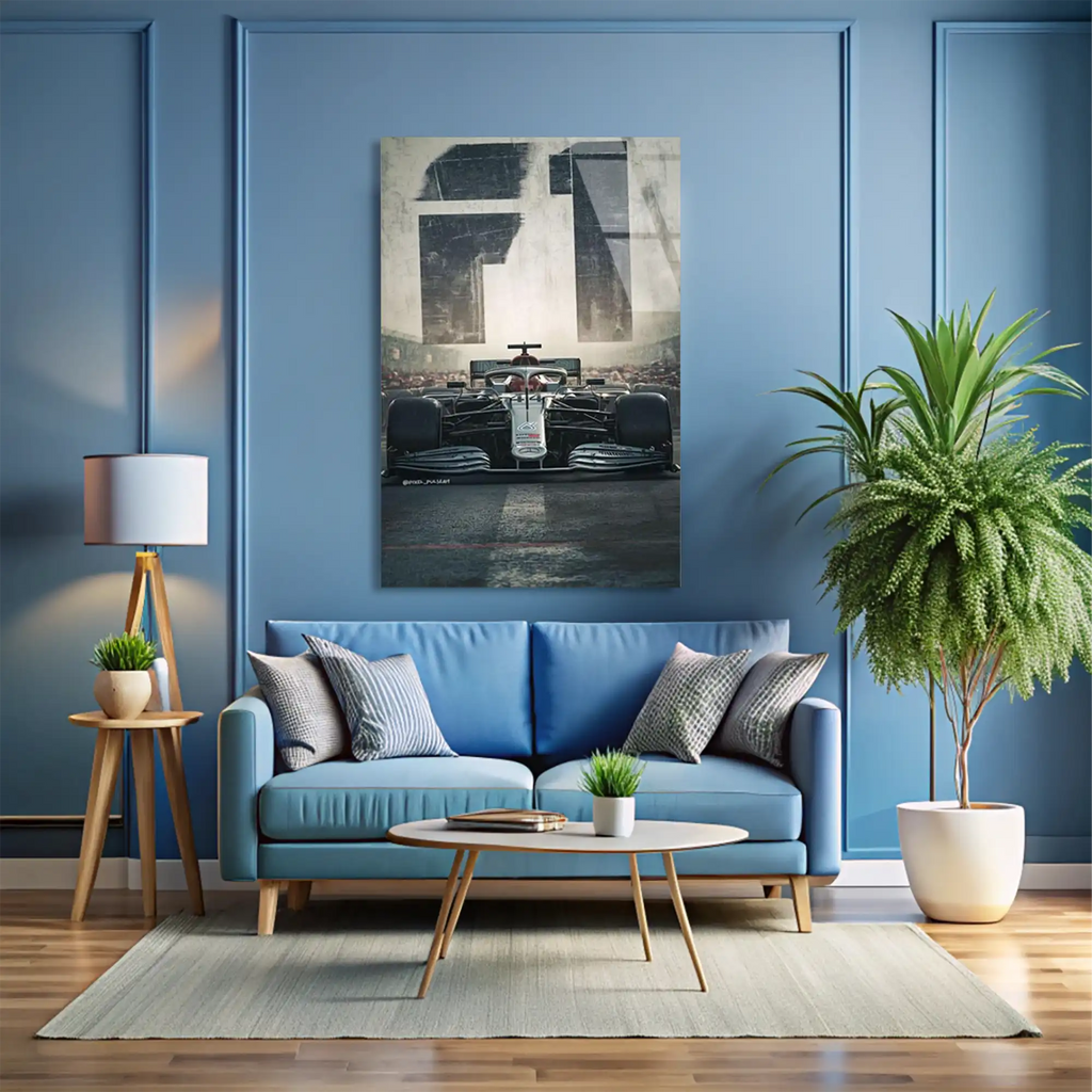F1 Poster Mercedes F1 Cam Tablo – Formula 1 Duvar Dekoru - DEG0890