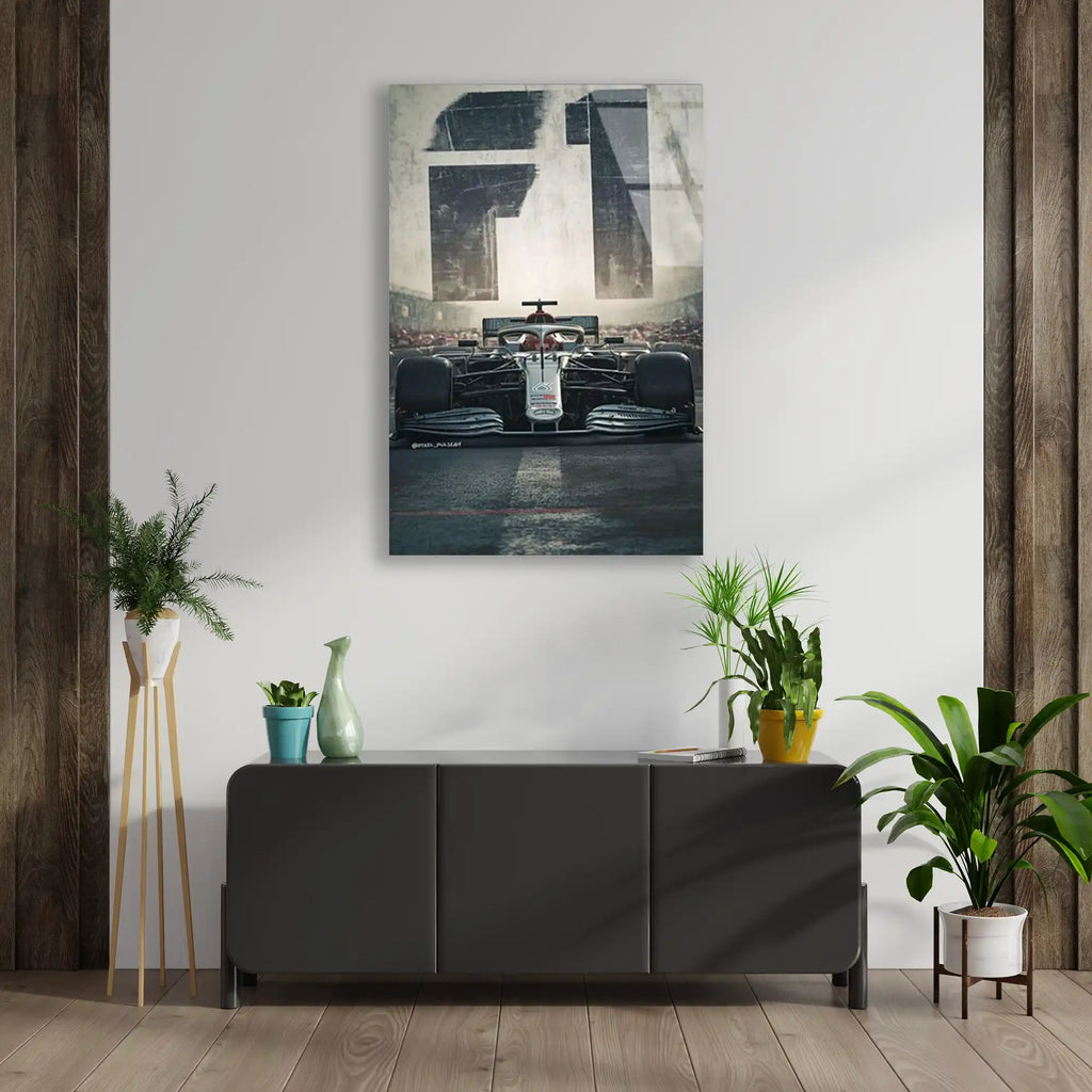 F1 Poster Mercedes F1 Cam Tablo – Formula 1 Duvar Dekoru - DEG0890