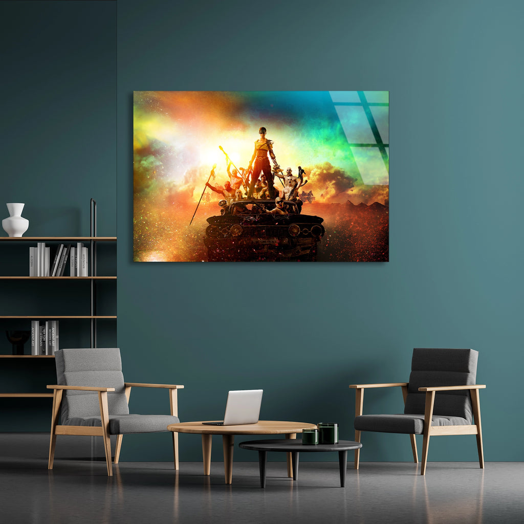 Fantastik Savaşçı Cam Tablo