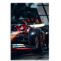 Ferrari Kıvılcım Anı F1 Cam Tablo – Formula 1 Duvar Dekoru - DEG0860