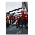 Ferrari Pit Stop F1 Cam Tablo – Formula 1 Duvar Dekoru - DEG0780