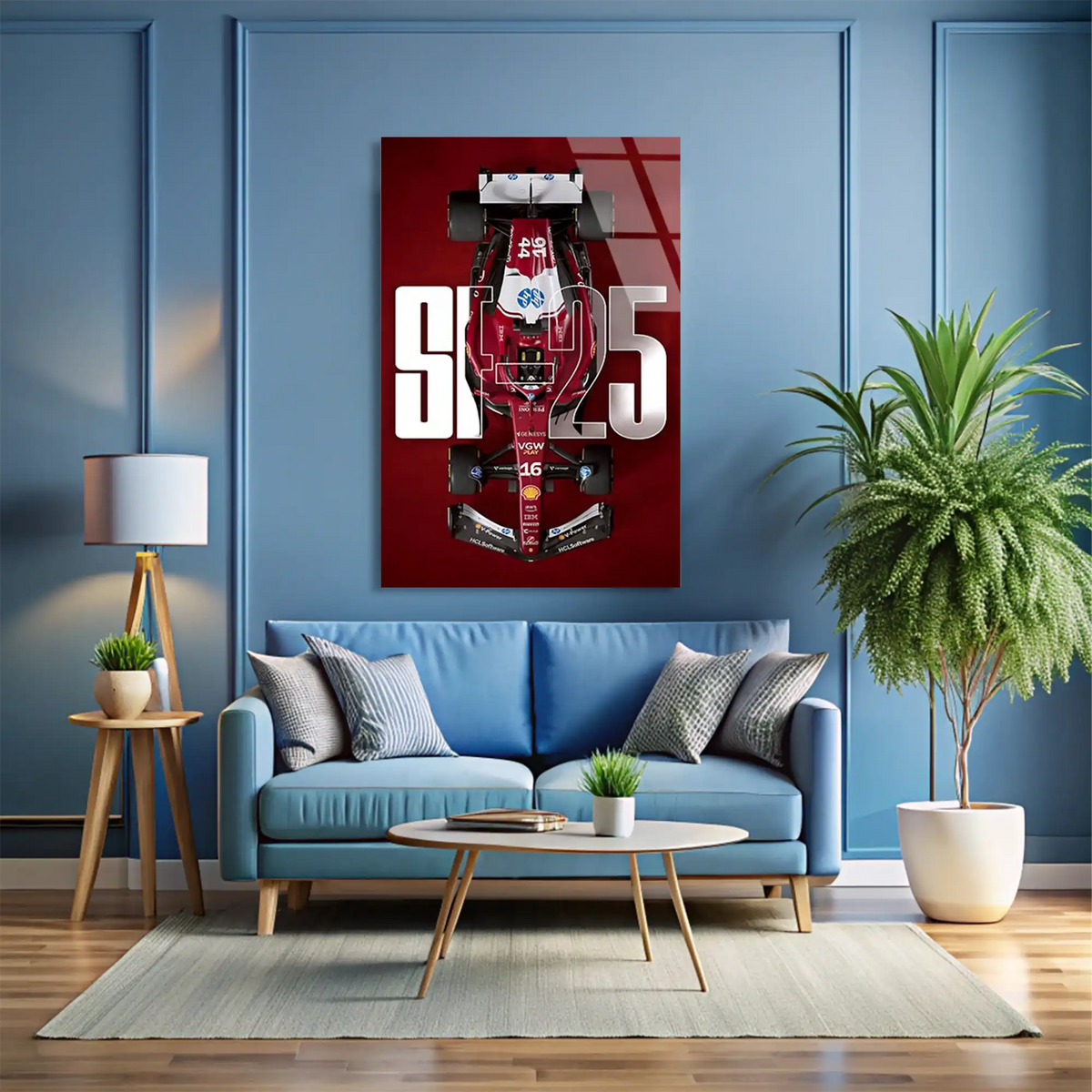 Ferrari SF-25 Poster F1 Cam Tablo – Formula 1 Duvar Dekoru - DEG0823