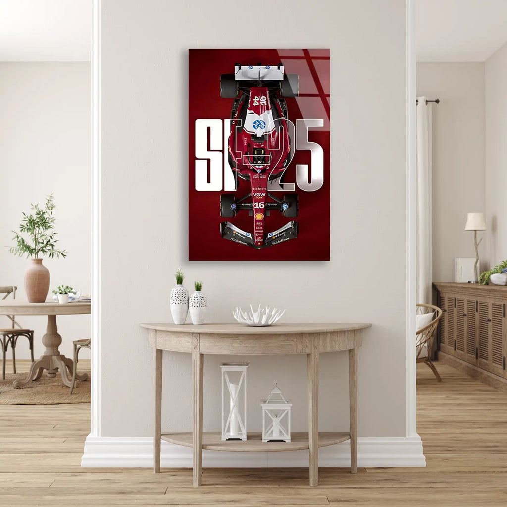 Ferrari SF-25 Poster F1 Cam Tablo – Formula 1 Duvar Dekoru - DEG0823