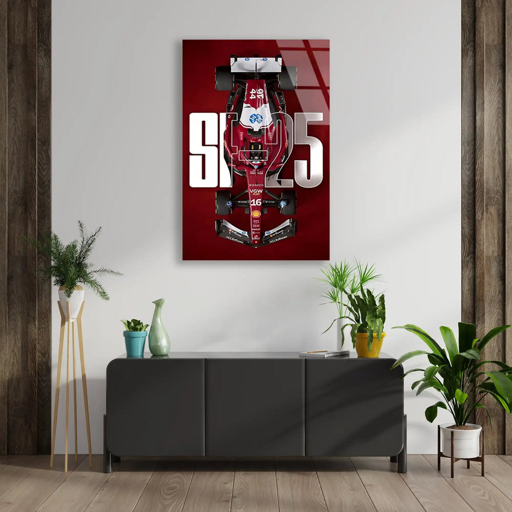Ferrari SF-25 Poster F1 Cam Tablo – Formula 1 Duvar Dekoru - DEG0823