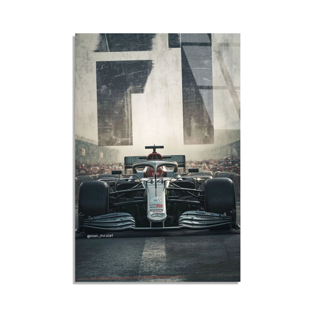 Formula 1 Araci Cam Tablo