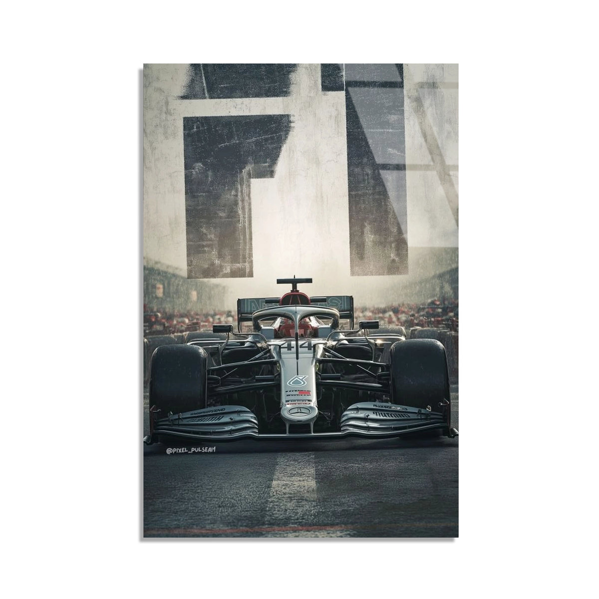Formula 1 Araci Cam Tablo