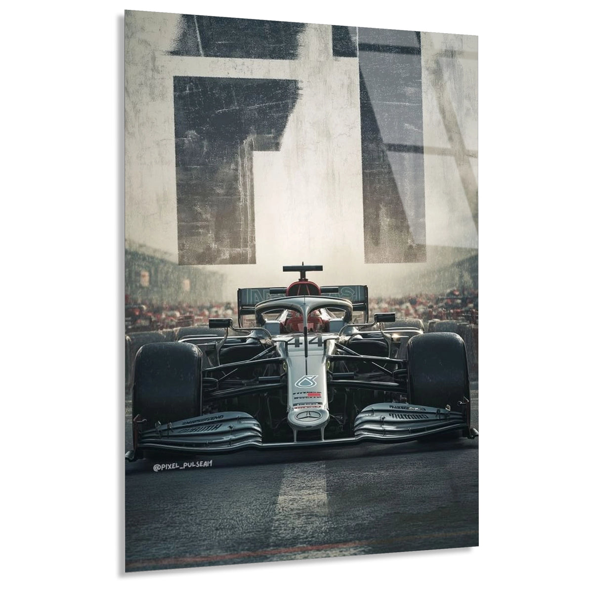 Formula 1 Araci Cam Tablo