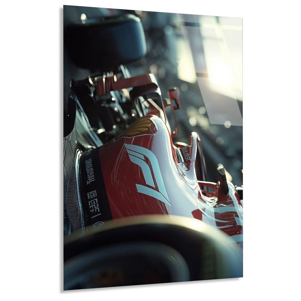 Formula 1 Araci Cam Tablo