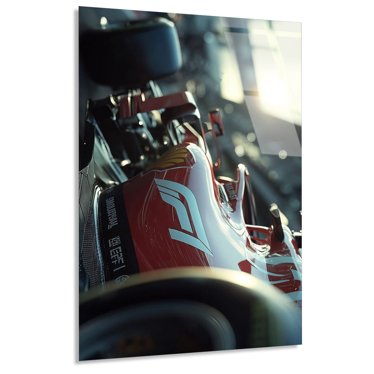 Formula 1 Araci Cam Tablo