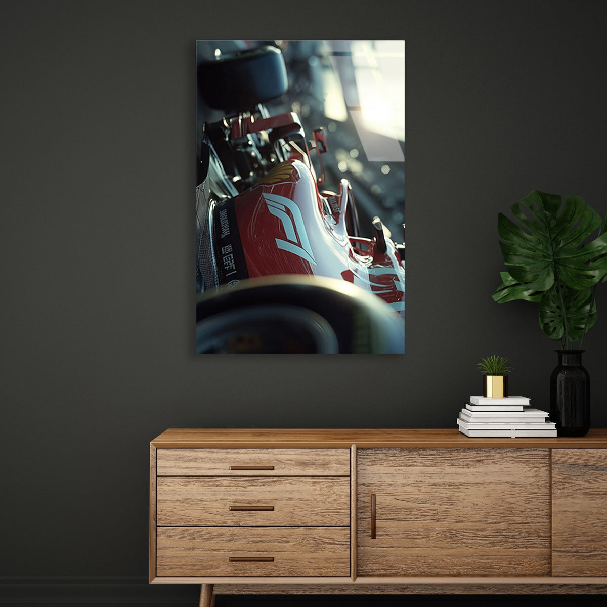 Formula 1 Araci Cam Tablo