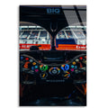 Formula 1 Direksiyon Kokpiti F1 Cam Tablo – Formula 1 Duvar Dekoru - DEG0888