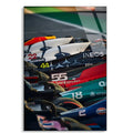 Formula 1 Grid Üstten F1 Cam Tablo – Formula 1 Duvar Dekoru - DEG0800