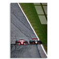 Formula 1 Kovalamaca F1 Cam Tablo – Formula 1 Duvar Dekoru - DEG0838