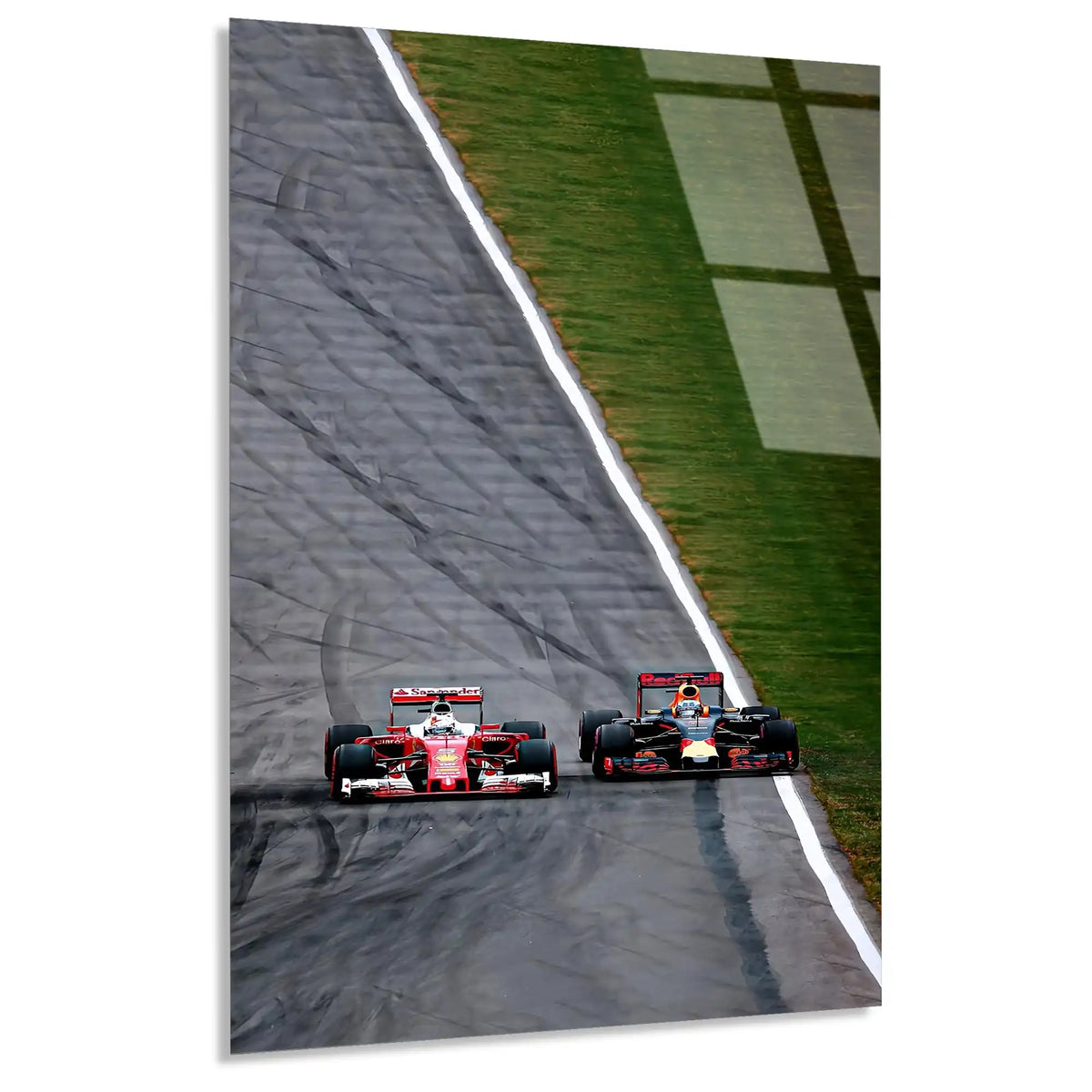 Formula 1 Kovalamaca F1 Cam Tablo – Formula 1 Duvar Dekoru - DEG0838