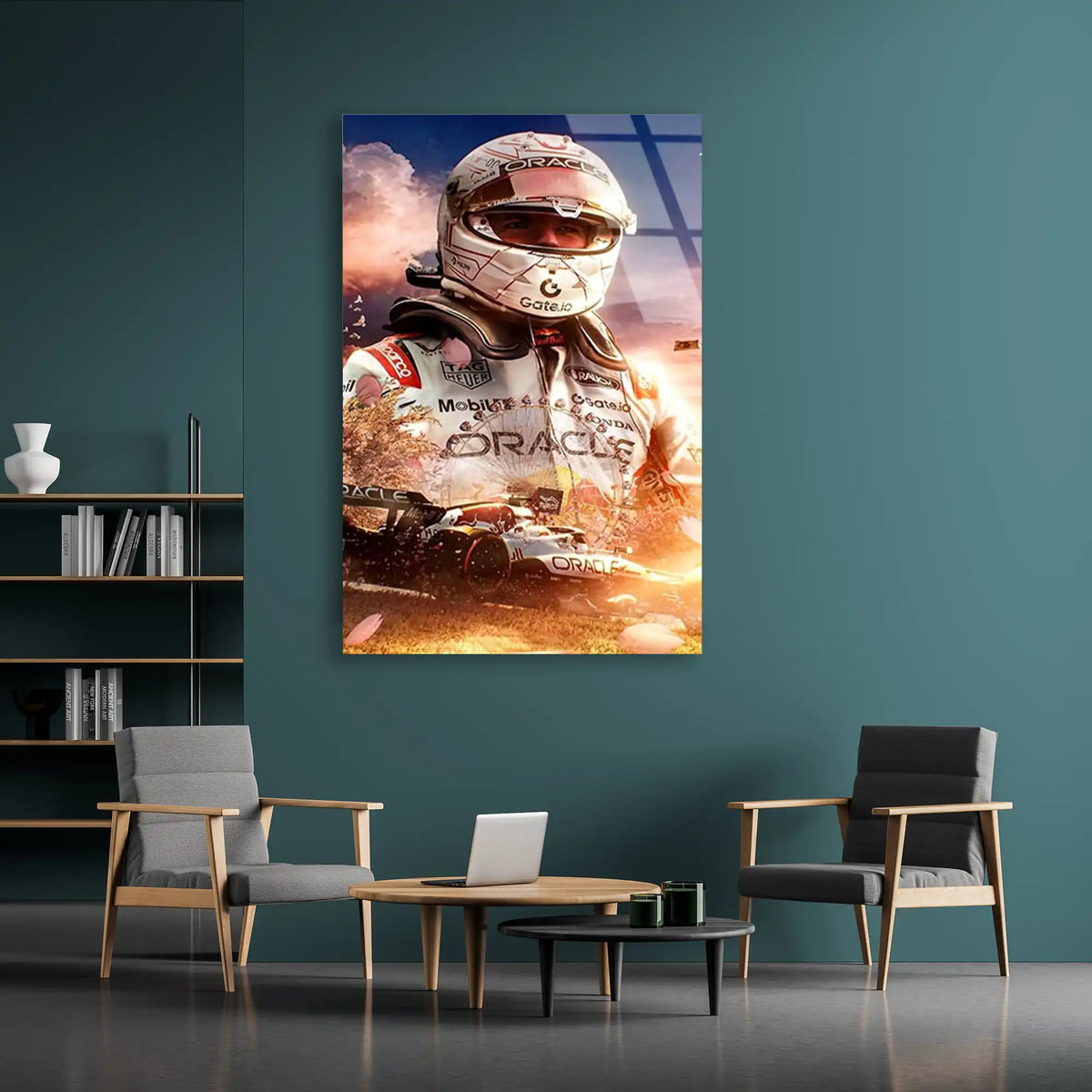 Formula 1 Pilot Portresi F1 Cam Tablo – Formula 1 Duvar Dekoru - DEG0883