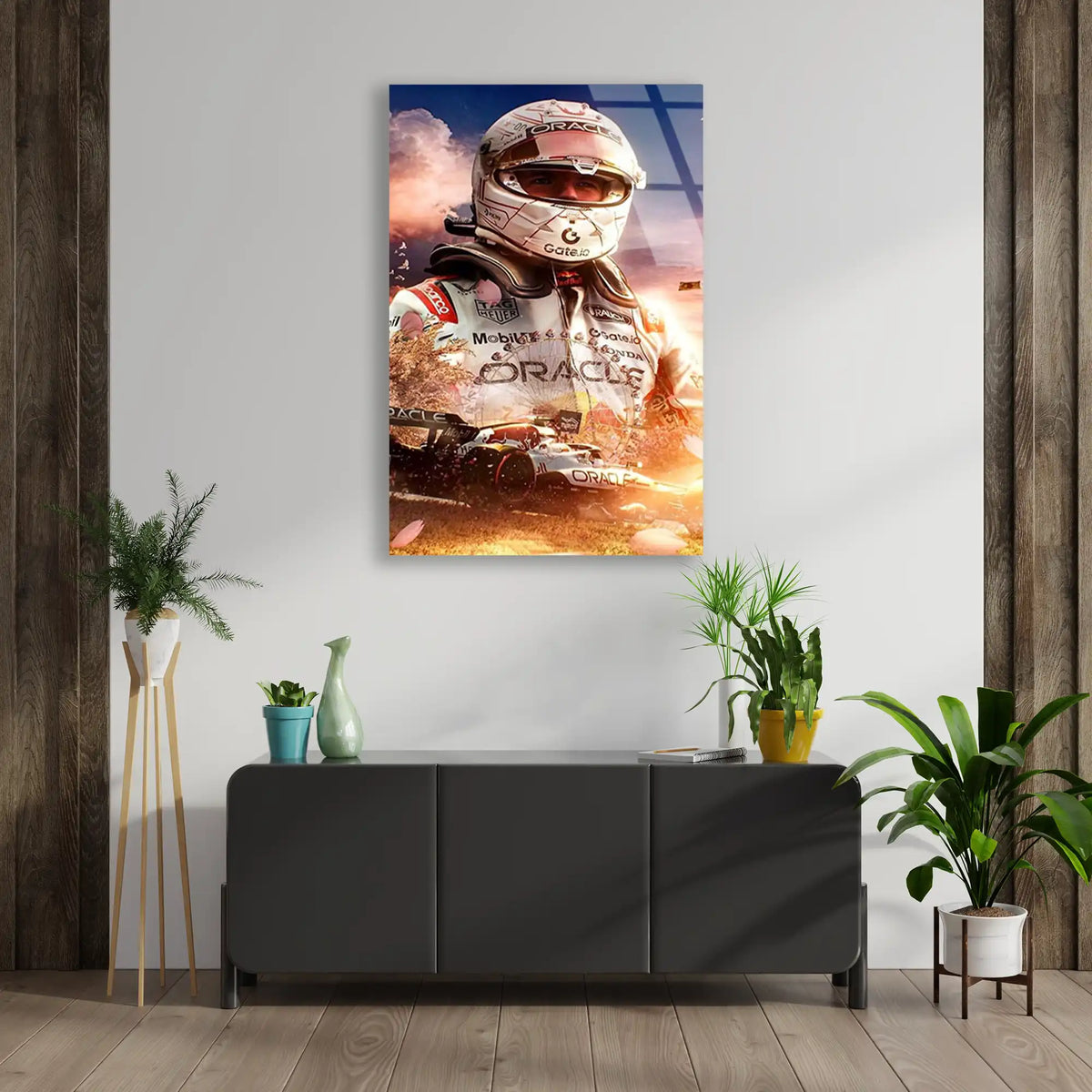Formula 1 Pilot Portresi F1 Cam Tablo – Formula 1 Duvar Dekoru - DEG0883