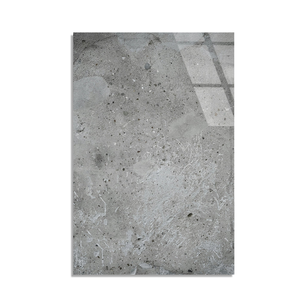 Gri Beton Mermer Cam Tablo