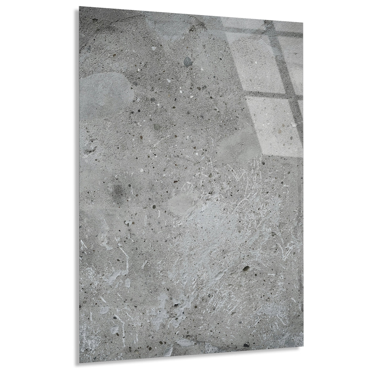 Gri Beton Mermer Cam Tablo