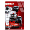 Haas F1 Aracı F1 Cam Tablo – Formula 1 Duvar Dekoru - DEG0841