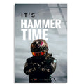Hammer Time Pilot Posteri F1 Cam Tablo – Formula 1 Duvar Dekoru - DEG0796