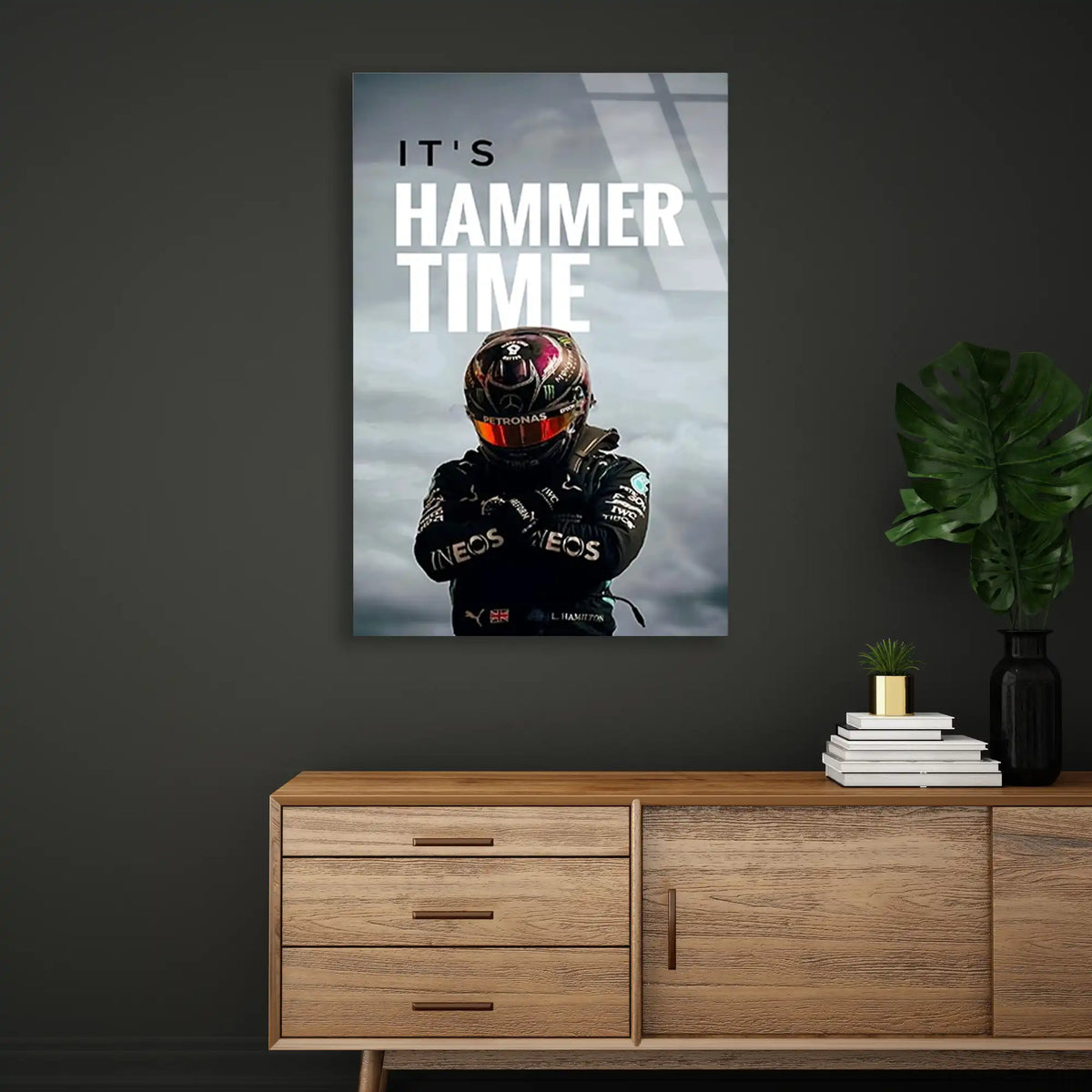 Hammer Time Pilot Posteri F1 Cam Tablo – Formula 1 Duvar Dekoru - DEG0796