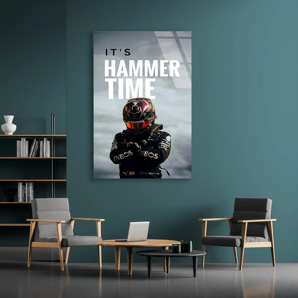 Hammer Time Pilot Posteri F1 Cam Tablo – Formula 1 Duvar Dekoru - DEG0796