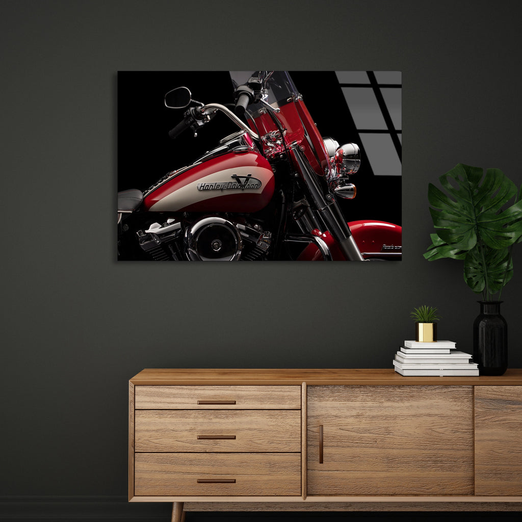Harley Motosiklet Cam Tablo