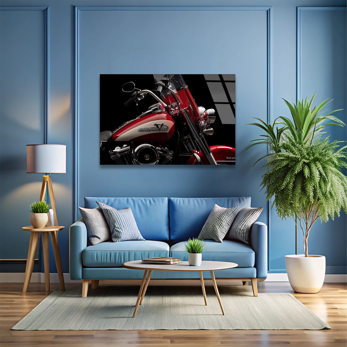 Harley Motosiklet Cam Tablo