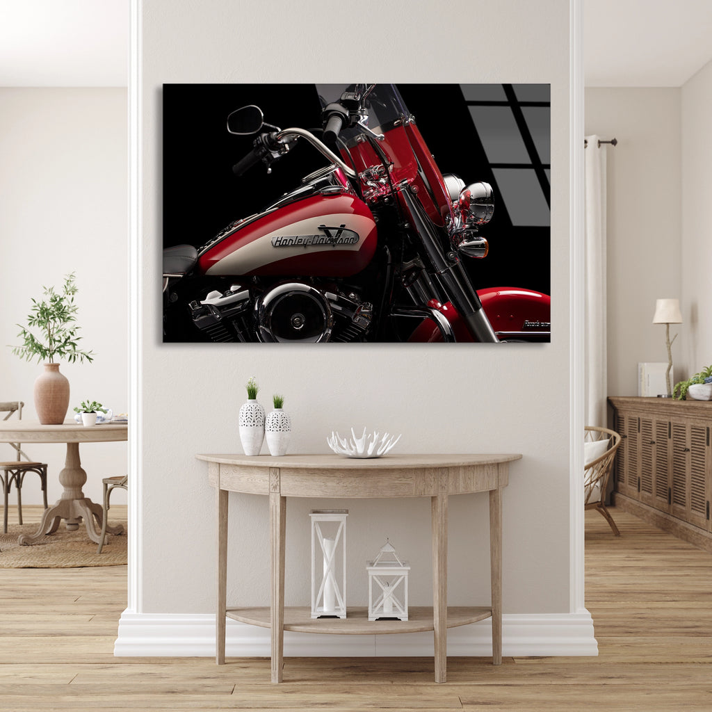 Harley Motosiklet Cam Tablo