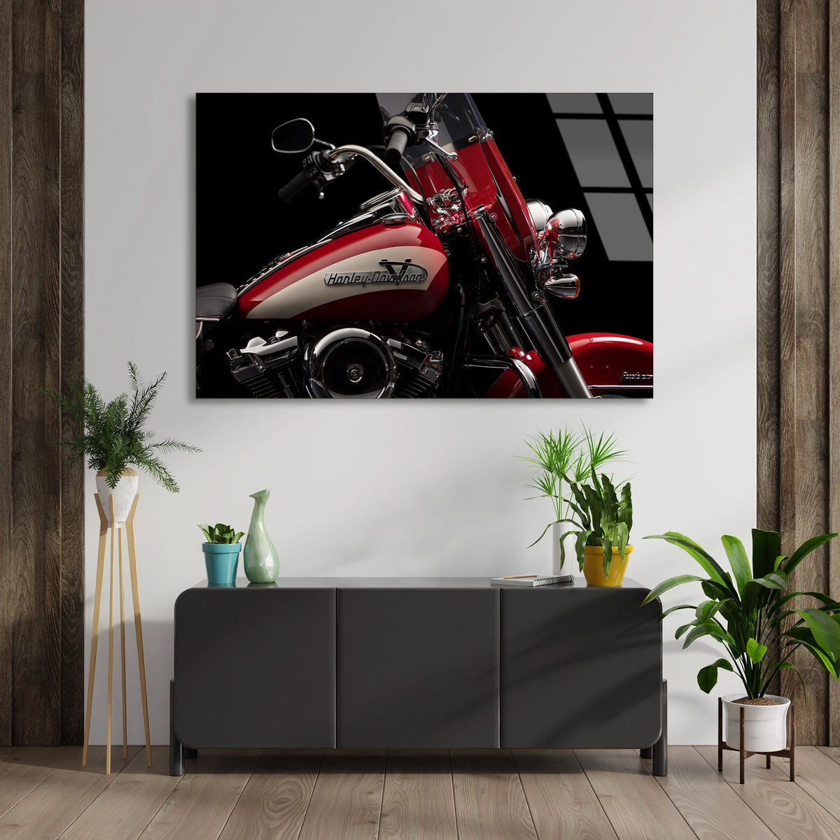 Harley Motosiklet Cam Tablo