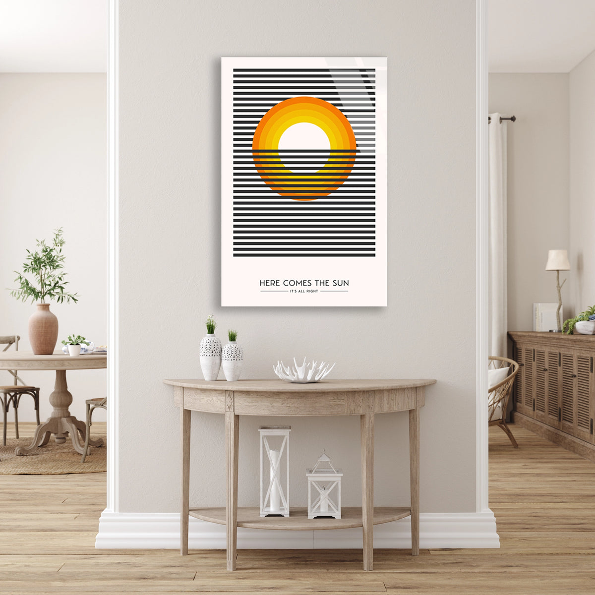 Here Comes The Sun Gunes Cam Tablo