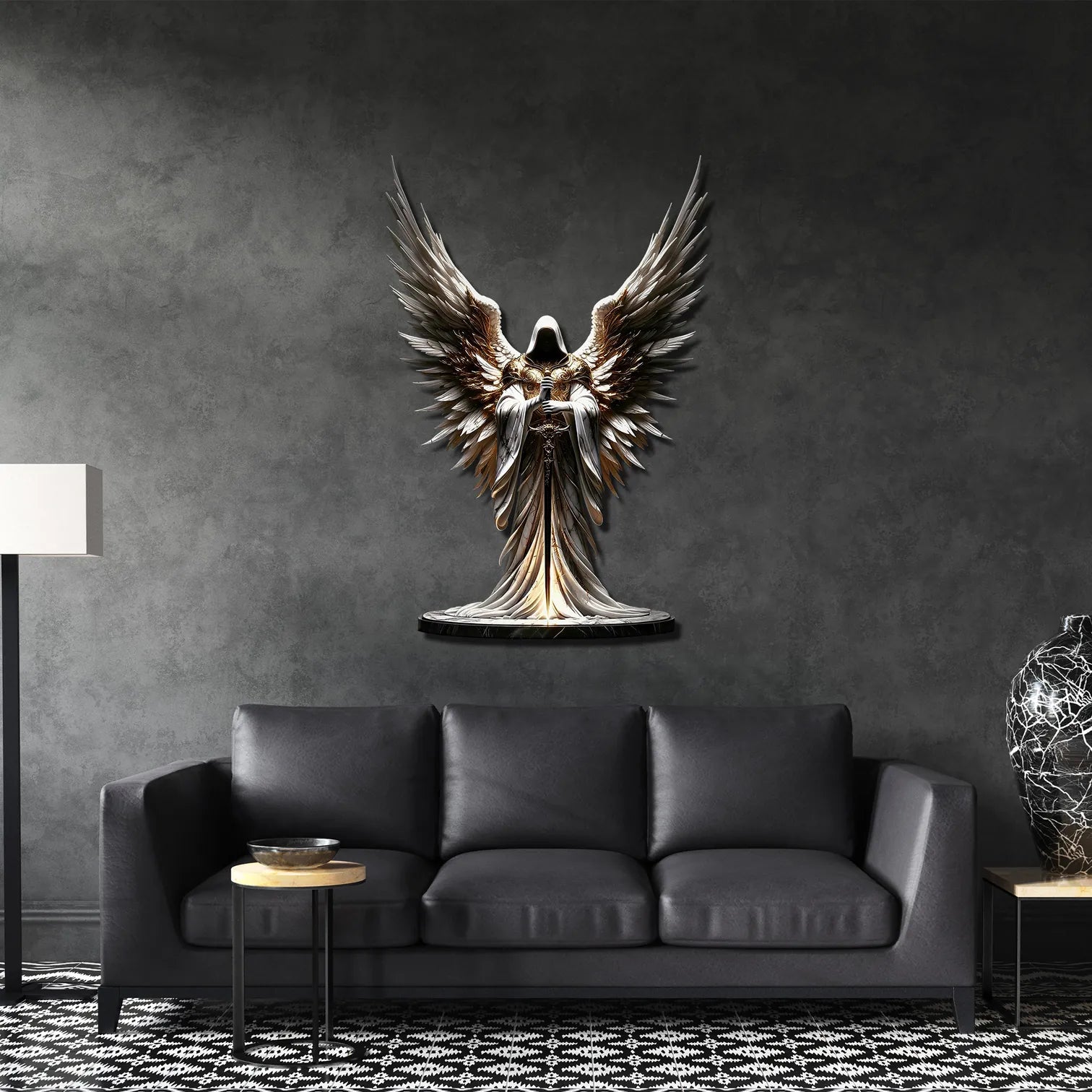 Başmelek Cebrail Metal Tablo