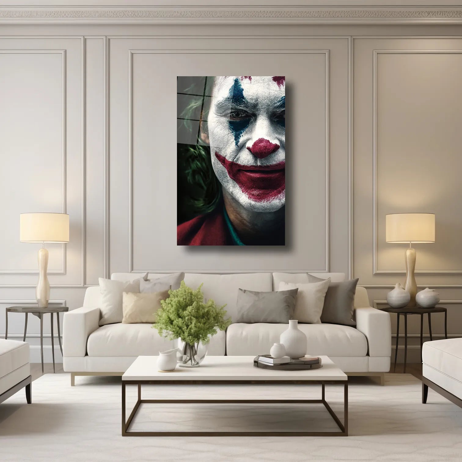JOKER'İN YÜZÜ - CAM TABLO - DEG0006