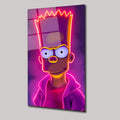 NEON BART SİMPSON - CAM TABLO - DEG0218