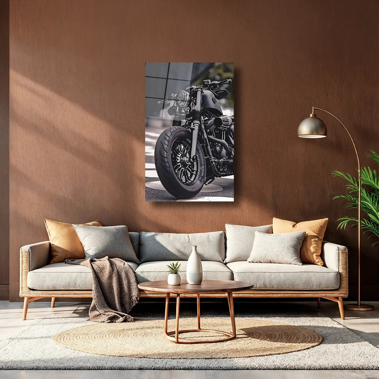 HARLEY-DAVIDSON MOTORSİKLET - CAM TABLO - DEG0191