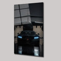 BUGATTI VEYRON VE UÇAK - CAM TABLO - DEG0241