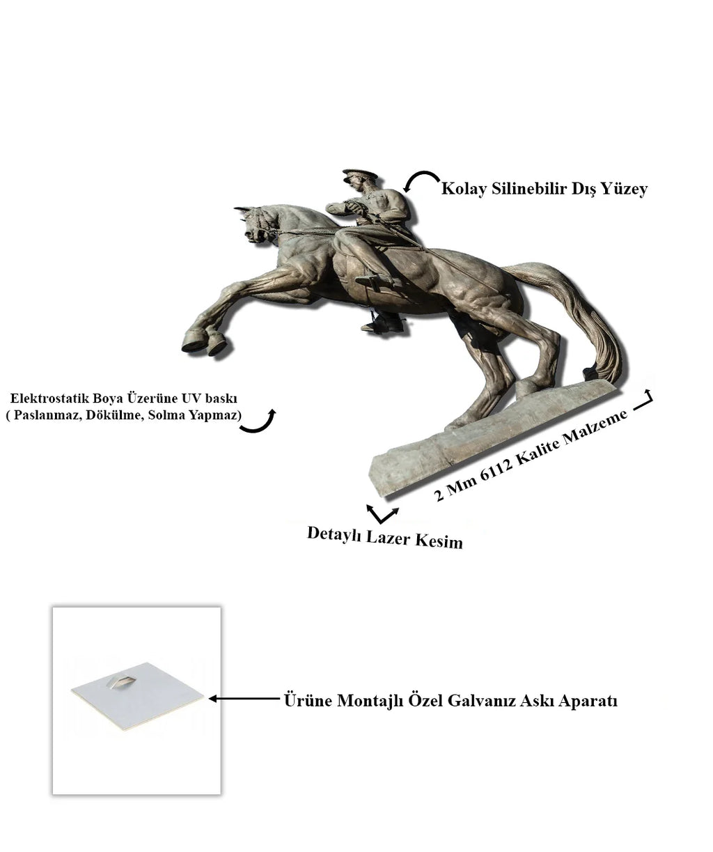 Kırmızılı Kadın Renkli Metal Tablo