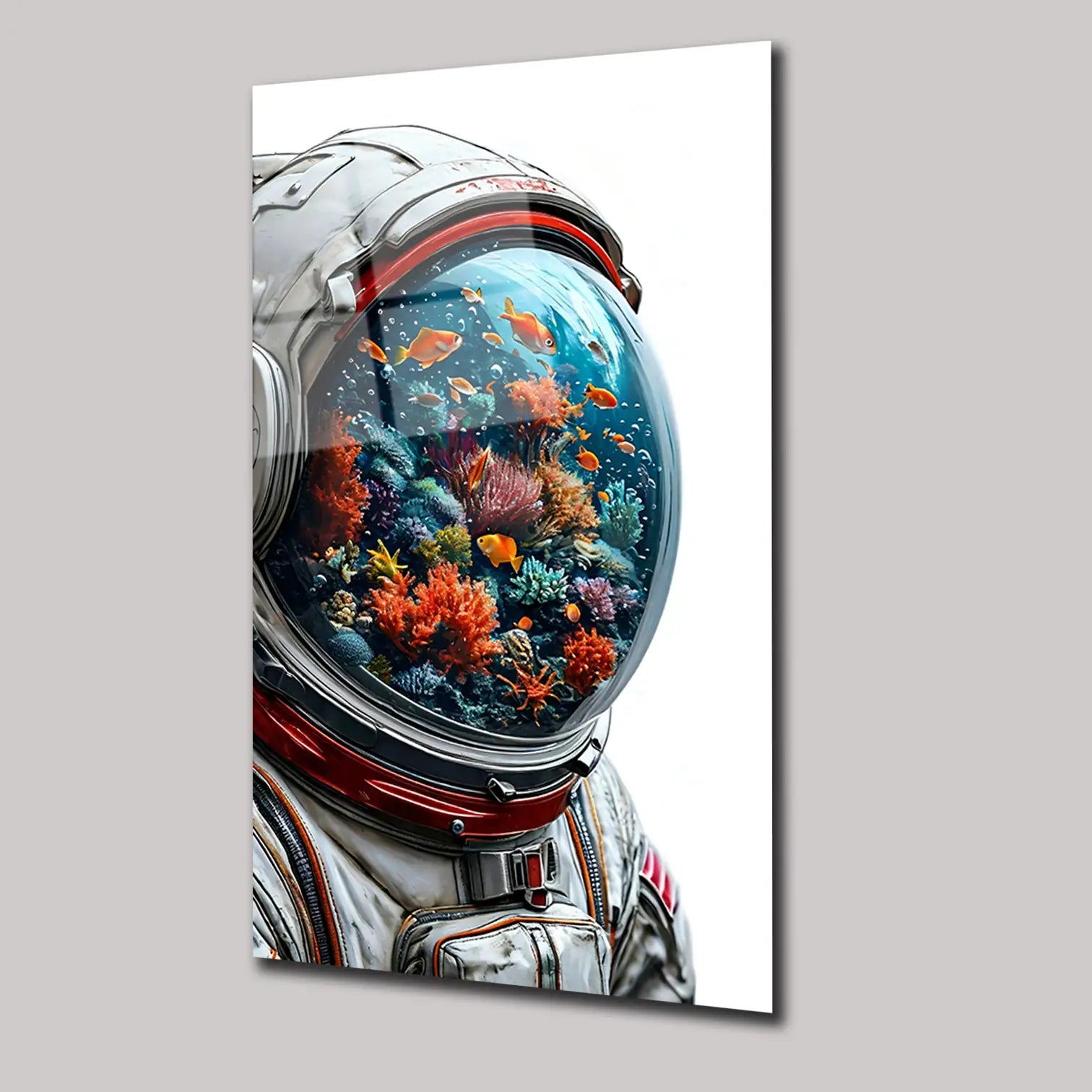 ASTRONOTUN HAYALİ - CAM TABLO - DEG0025