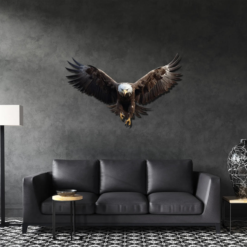Kara Kartal Metal Tablo