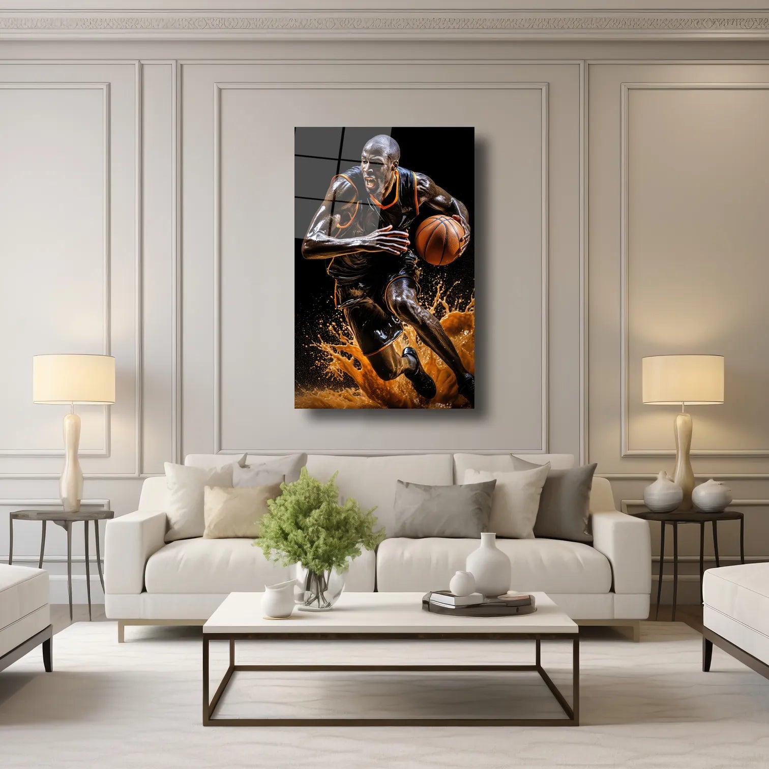 LEBRON JAMES BASKETBOL - CAM TABLO - DEG0136