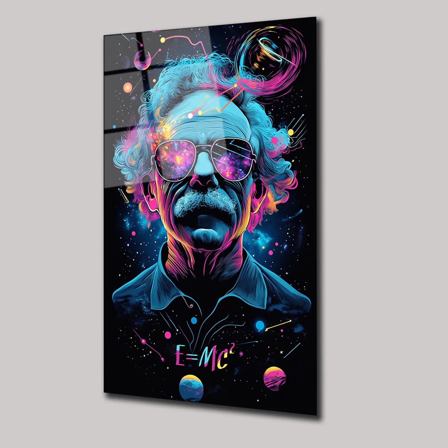 ALBERT EINSTEIN - CAM TABLO - DEG0146