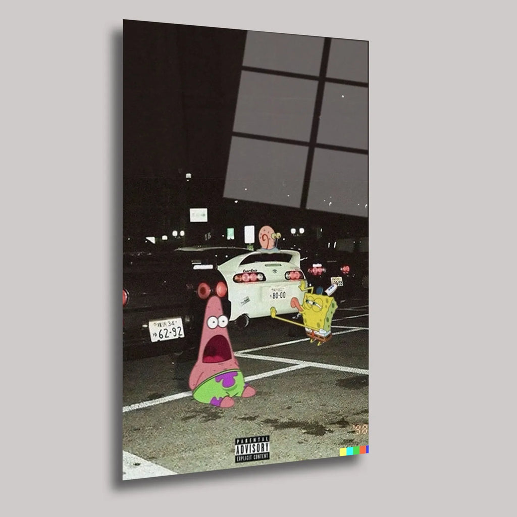 TOKYO DRİFT SUNGER BOB EDITION - CAM TABLO - DEG0226
