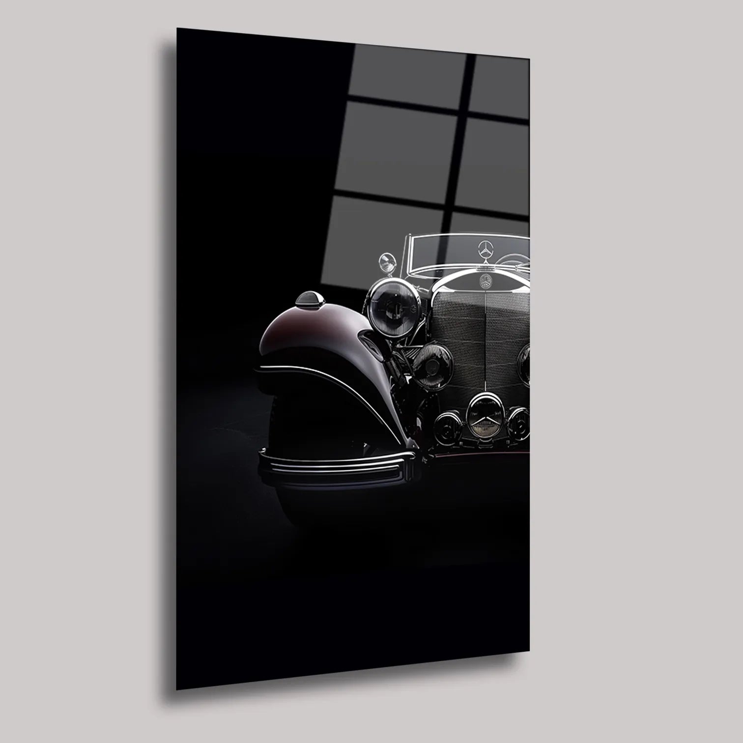 KLASİK MERCEDES - CAM TABLO - DEG0033